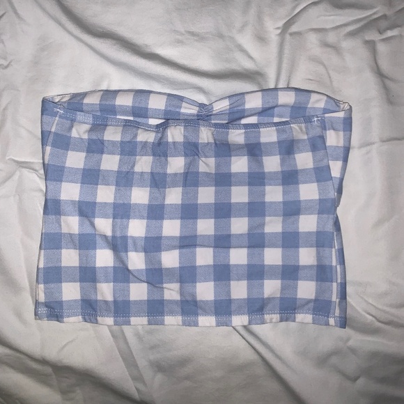 Gingham Tube Top - Picture 2 of 2